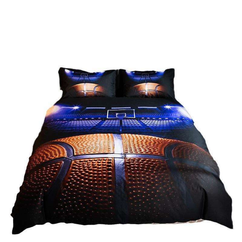 Home Textile Digital Printing Three-Piece Football Basketball Sports Bedding