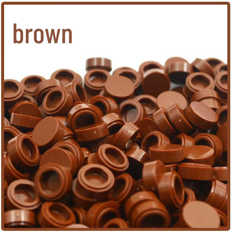 

Совместимые с Lego 98138 Круглые строительные блоки - Мелкие детали для пиксель-арта MOC, Отдельные гладкие пластины 1x1 с отверстием, аксессуары 100g (approx. 900 pieces)