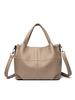 Vegetable basket bag, simple underarm bag, new messenger bag, soft leather large-capacity portable shoulder bag for women