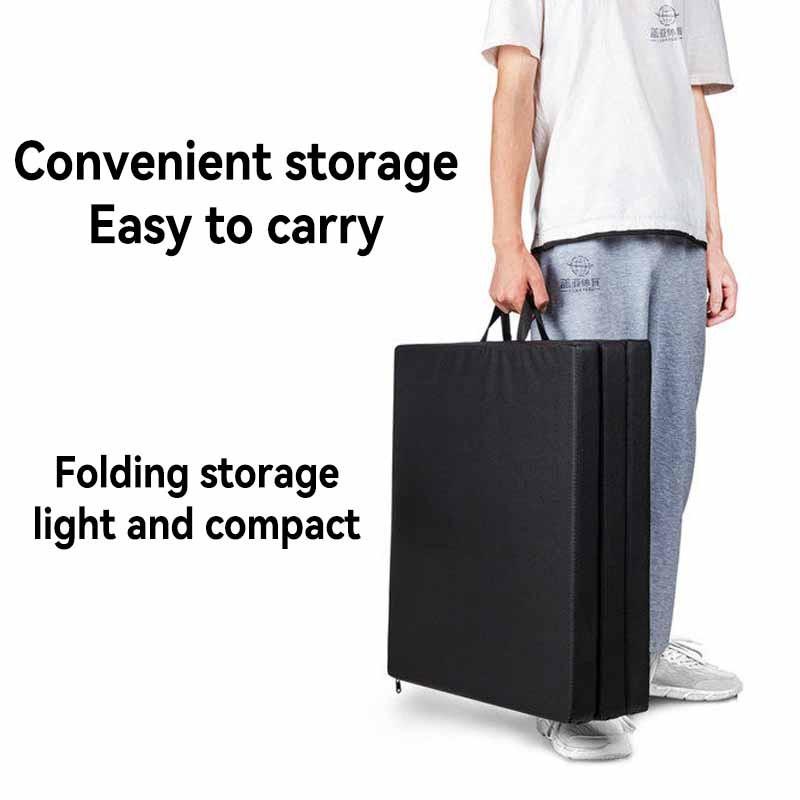 50MM Portable Anti Slip Foam Gymnastic Mat Leather Yoga Gymnastic Tumbling Mattress Gym Mat Foldable Exercise Mat