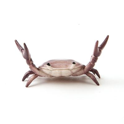 Funny Crab Desktop Pen Bracket Creative Weightlifting Crab Pen Bracket Desktop Ornaments Novelty Animal Design Single Pen Rack