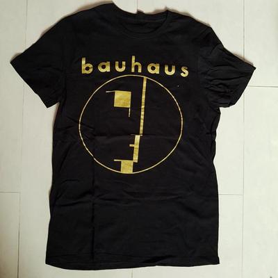 Bauhaus Band Muzyka Dla Kochanków Czarny T-shirt Bawełniany Pełny Rozmiar Unisex T-shirt