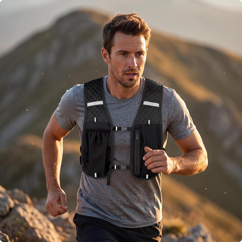 Running Backpack Slim Vest Ergonomic for Cycling, Hikers