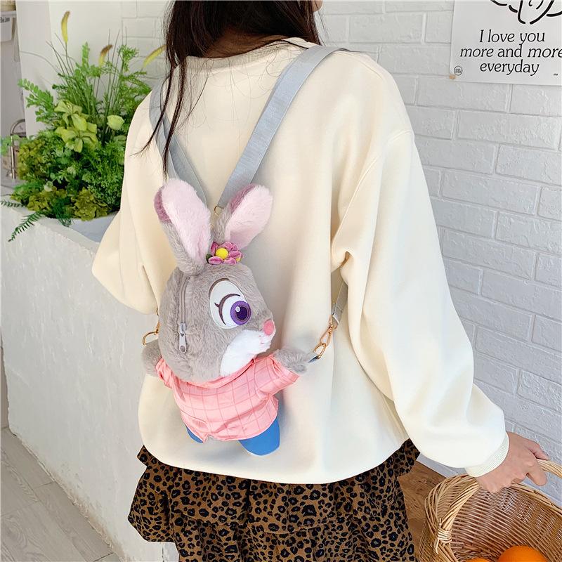 New adorable Judy Nick plush toy backpack, Zootopia themed backpack 0170