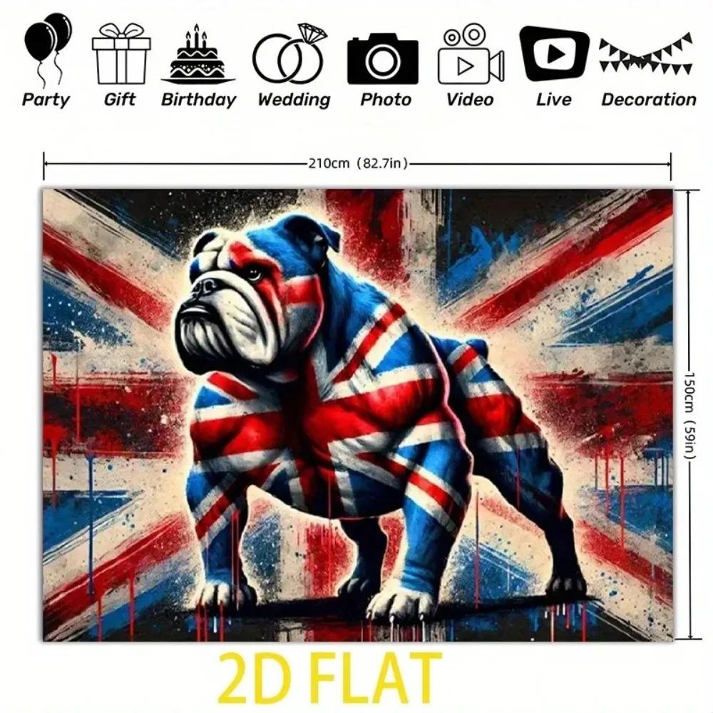 2D Flat Metal Tin Sign Union Jack Flag Wall Art Durable Aluminum Poster for Living Room Bar Man Cave Decor 1pc