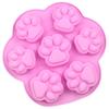 Paw Print Silicone Mold Dog Cat Animal Paw Mould For Candy Fondant Chocolate Jelly Pudding Soap Ice Cube Tray Dog Cat Treats