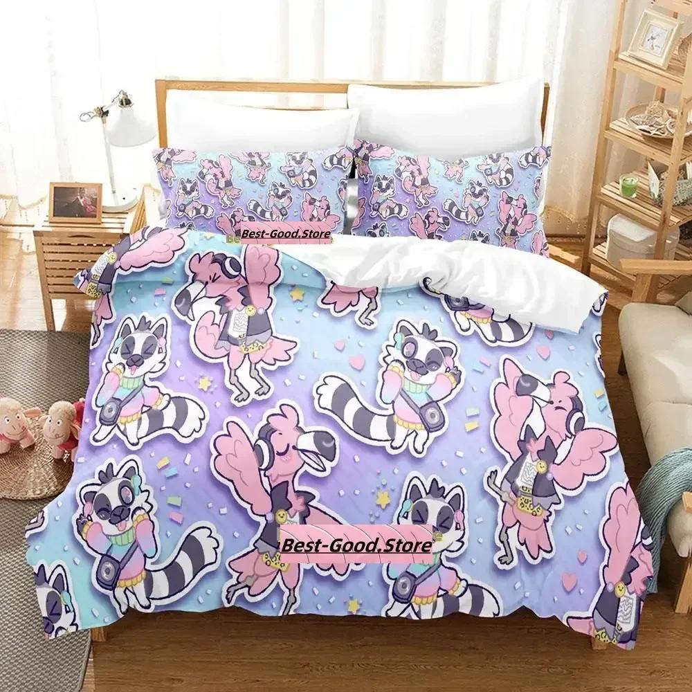 Här kommer Niko! Sängklädesset Enkelt Twin Full Queen King Size Sängset Vuxen Barn Sovrum Påslakanset Anime parure de lit Säng