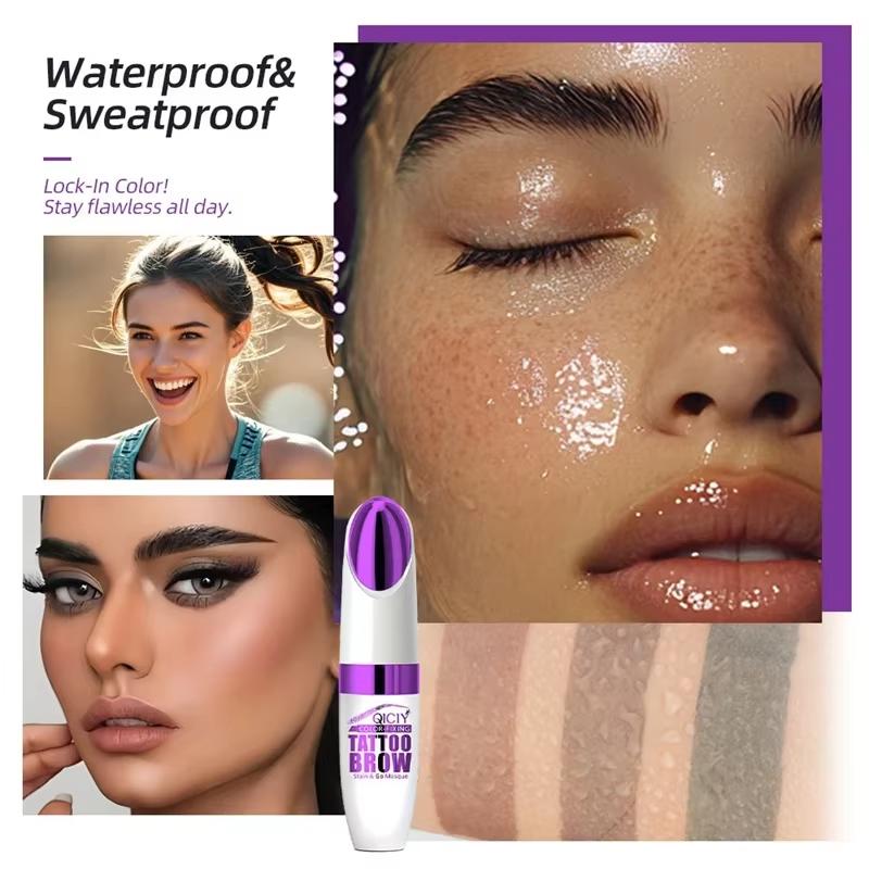 Long Lasting Tear Off Eyebrow Gel Cream, Waterproof and Sweat Proof, Long-lasting Color Retention, Creating A Natural Appearance