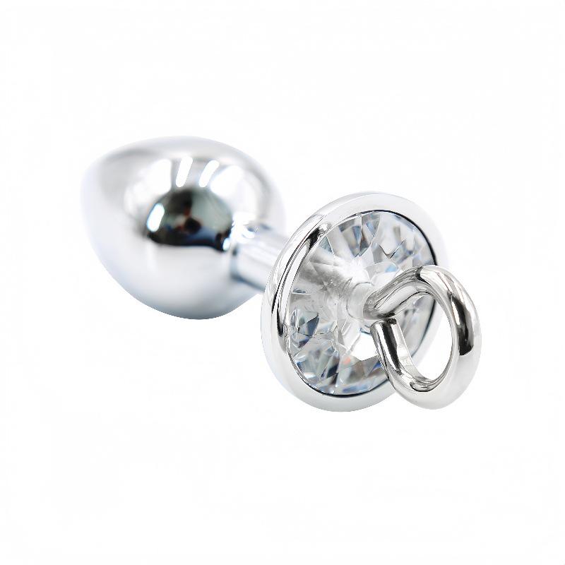 Diamond Butt Plug & Handcuffs Set for Men and Women - Anal Training & Adult Play