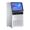 Commercial Ice Maker Machine with Pump, 59 KG/24H with 15 KG Storage, 45 Cubes Per Cycle, Freestanding & Under Counter Ice Maker with LED Display &
