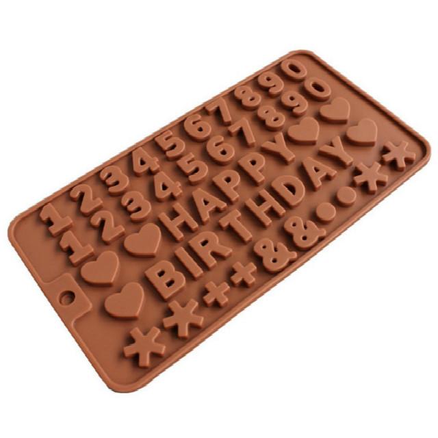 

3D-форма для шоколаду Силіконові форми для шоколадних цукерок для випічки з антипригарним покриттям желейний пудинг Форма для цукрових виробів DIY Кухонний посуд для випічки