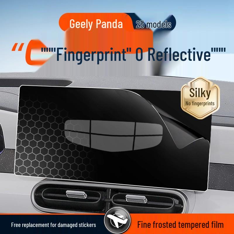 Ochraniacz ekranu Geely Panda Knight MINI: Folia Hartowana Naklejka Nawigacyjna do Dekoracji Wnętrza Samochodu (Pasuje do 25 modeli)
