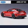 WELLY 1:24 Mercedes-Benz AMG GT 63 Coupe Alloy Sports Car Model Diecast Metal Toy Racing Car Vehicles Model Simulation Kids Gift