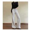 Micro-pull Sweatpants Women's Spring and Autumn Models New High-waisted and Thin Flared Pants Casual Sweater Pants