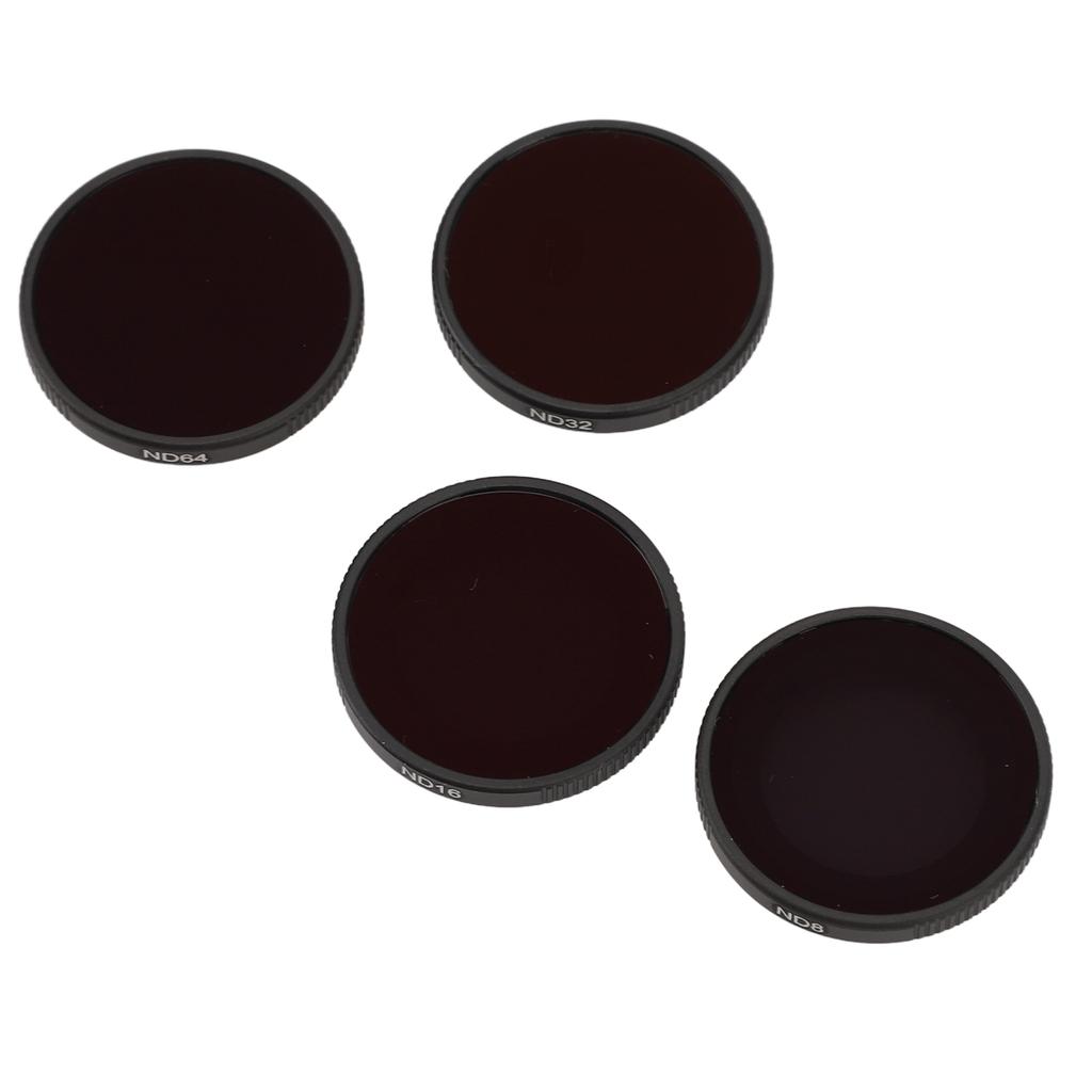 Camera Lens Filters Kit Professional Anti Scratch Coated HD Optical Glass ND8 ND16 ND32 ND64 Filter