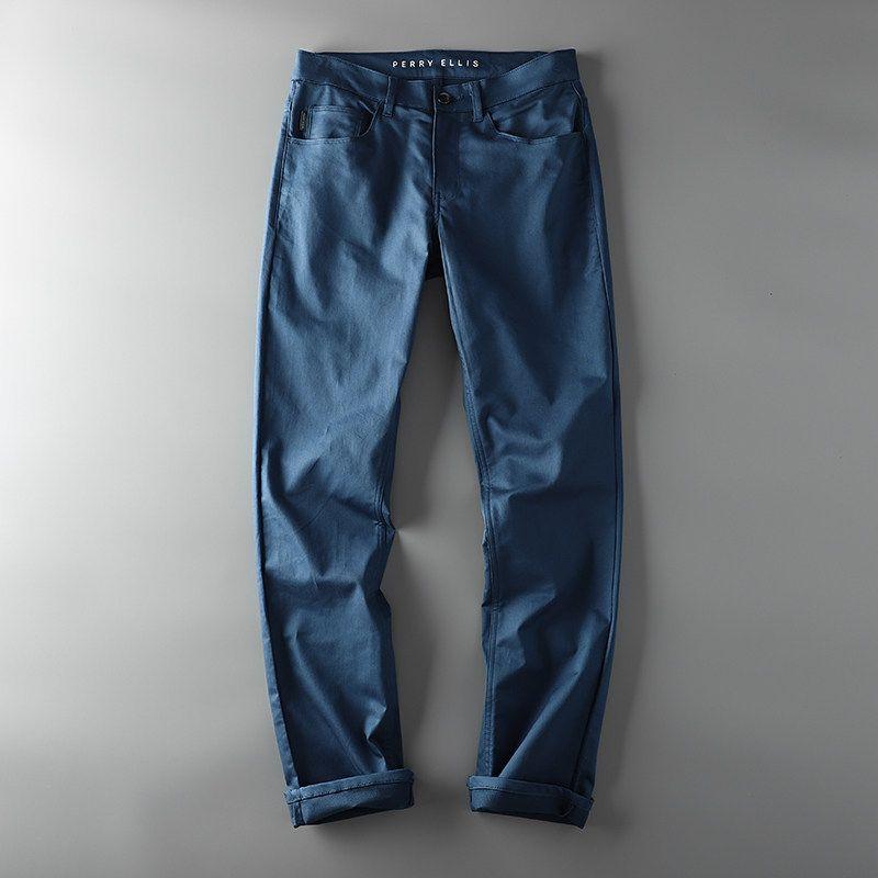 First-Line Label Cutting Elastic European and American Original Order Men's Tapered Trousers