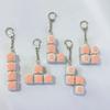 4 Keyboard Key Toy Fidget Decompression Anti Stress Finger Game Keychain For Adults Boys Girls Relaxing Sensory Play
