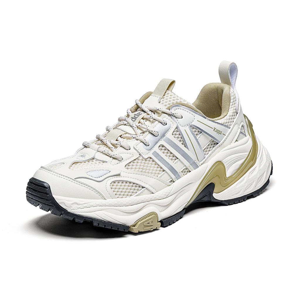 Kappa Augustus Retro Thick Sole Trendy Comfortable Versatile Non-Slip Wear-Resistant Breathable Low-Top Dad Shoes Unisex sneakers K0EX5MC01CJ-0106