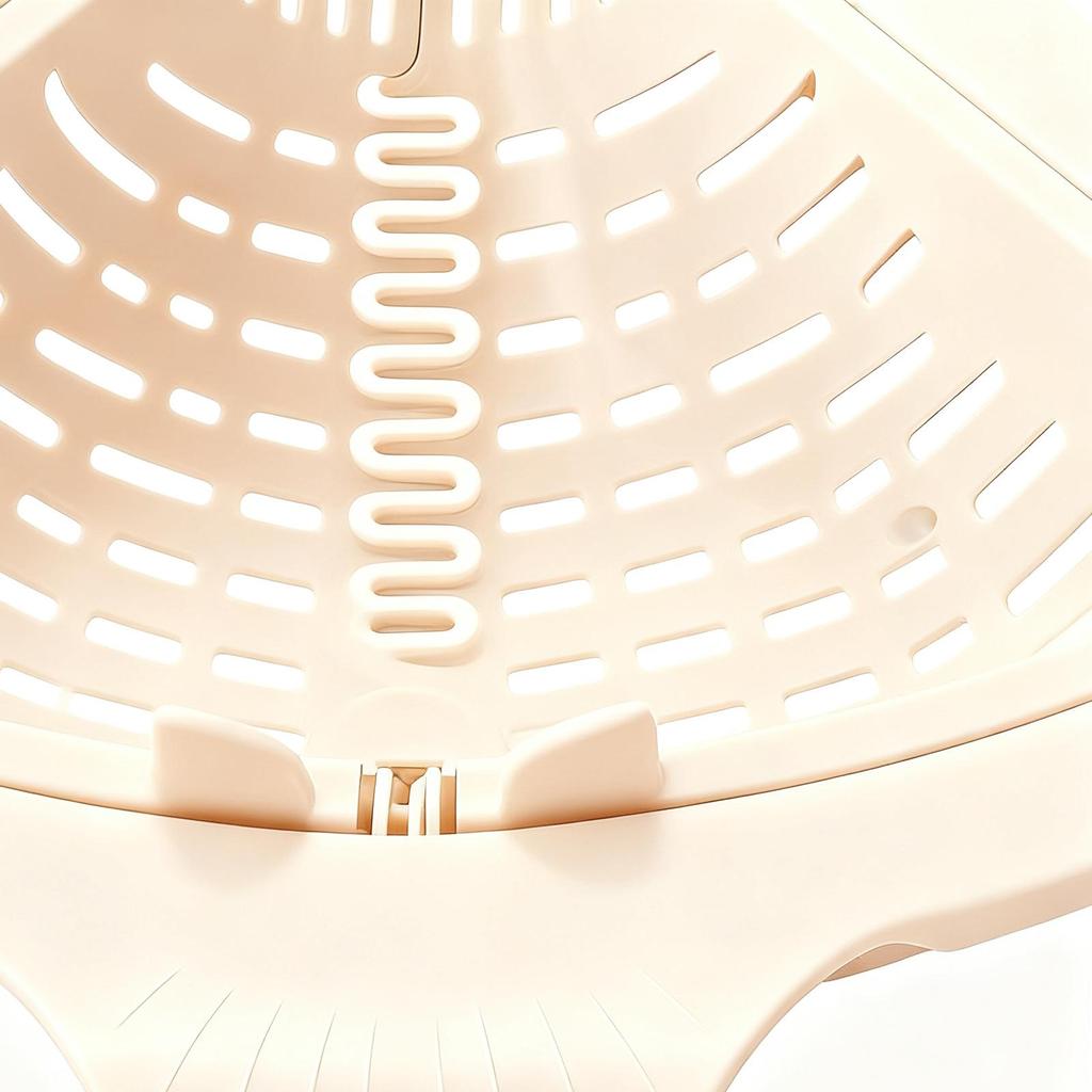 Corner Sink Strainer Basket Silicone Auto Dump Kitchen Storage Rack Sink Drain Strainer Basket For Trash Food Waste Leftovers