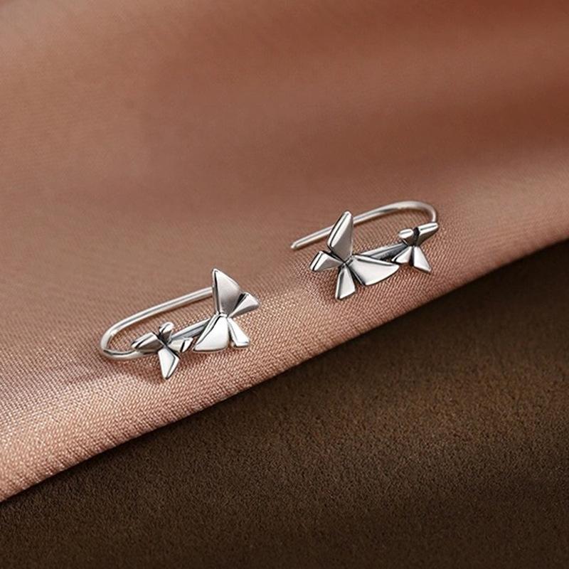Butterfly Girl Earrings and Ear Drops New Light Luxury Niche High-end Earrings Studs and Earrings
