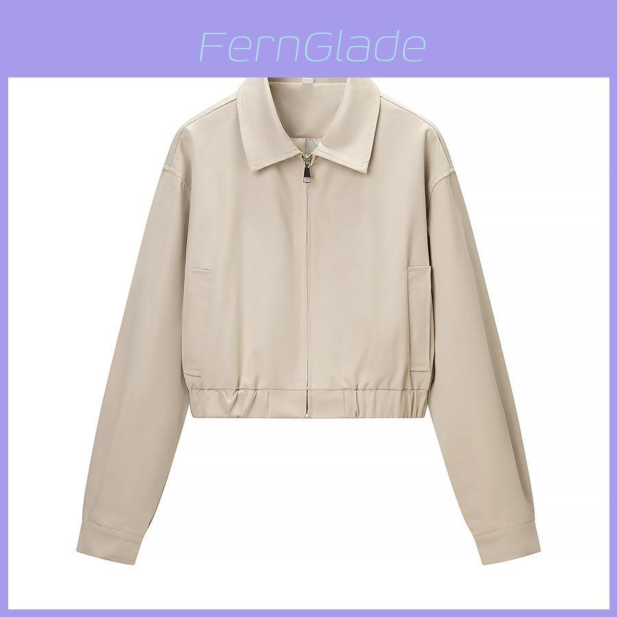 Streetwear Fashion Set With Zipper Jacket And Long Skirt For Women