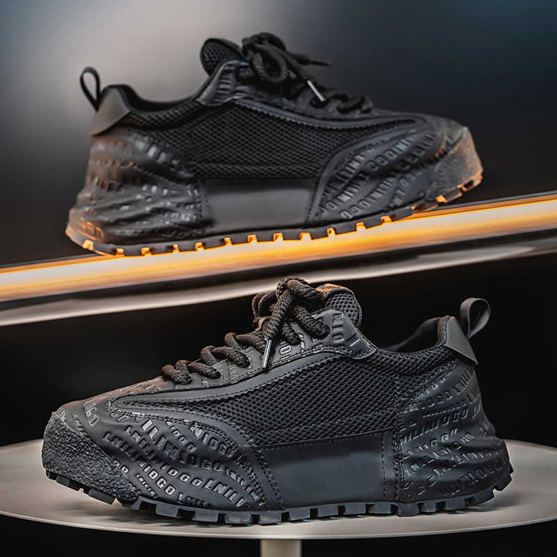 Plateforme Herbst-Frühling Designer-Sneaker Walking Original Herrenmode Schuhe Rote Loafer Herren Sport Hypebeast Tenni