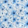 Royal Samt Stoff Polyester Zum Nähen - Motiv Blumen - Rdx2232