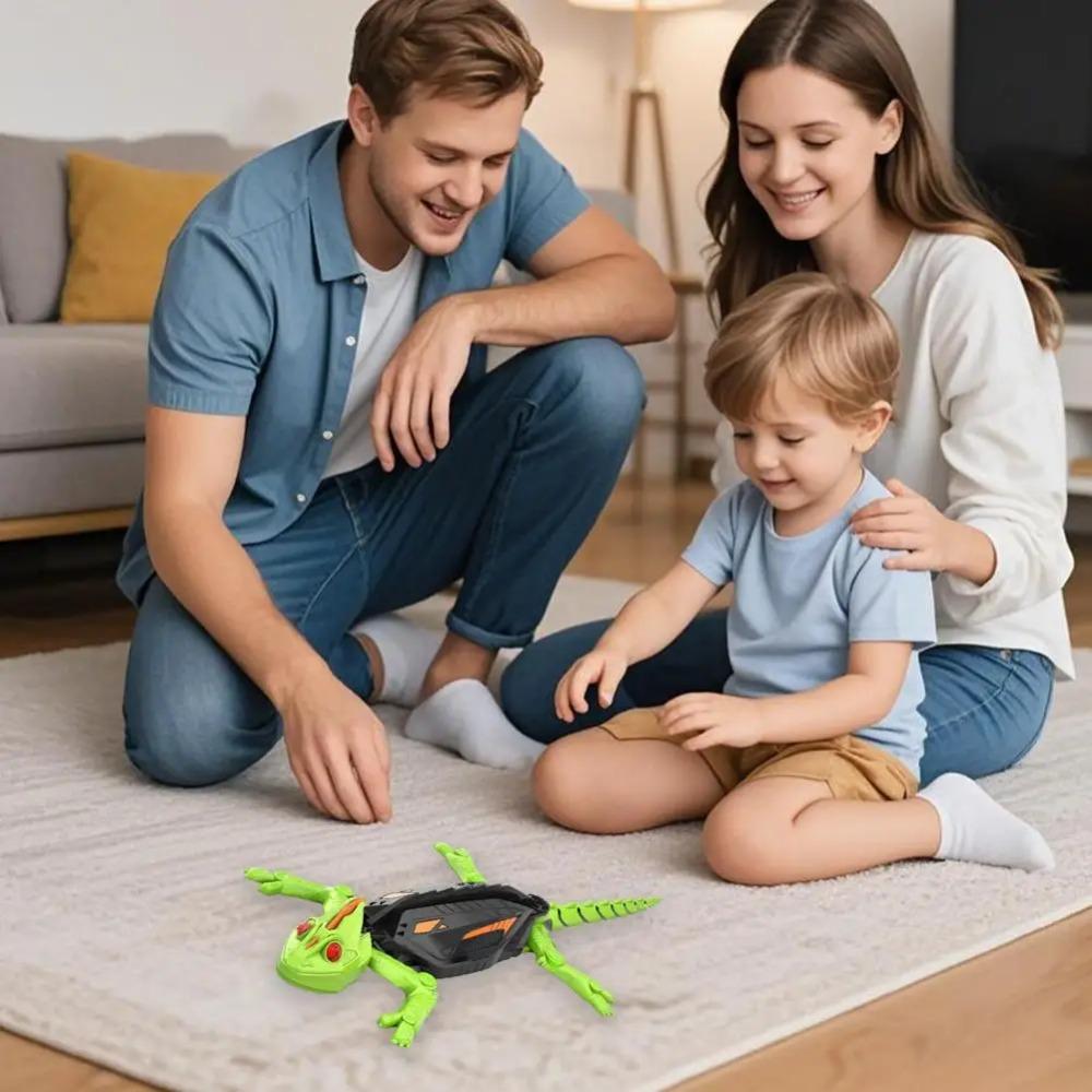 Glow In the Dark Lizard RC Wall Climbing Car Remote Control Bionic Electric Toy for Kids Crawling Gecko