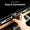 Analog Clock Accessory for V27 Vehicles Designed to Fit OEM Vent Opening While Supporting Hazard Switch Function