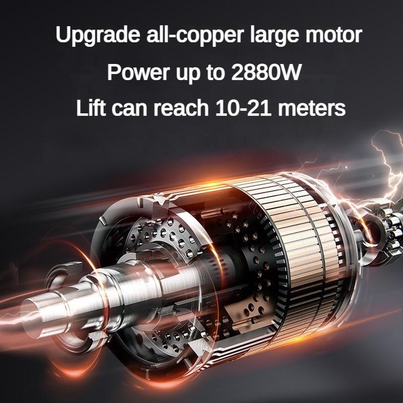 1480W/1980W/2480W/2880W Corrosion-resistant Chemical Liquid Pump Explosion-proof Refueling Pump Portable High Power Electric Oil Pump