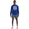 Under Armour Rival Terry Crew, Mens blue Sweatshirt