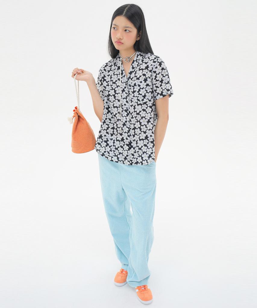 Junejune Space String Bucket Bag_Orange
