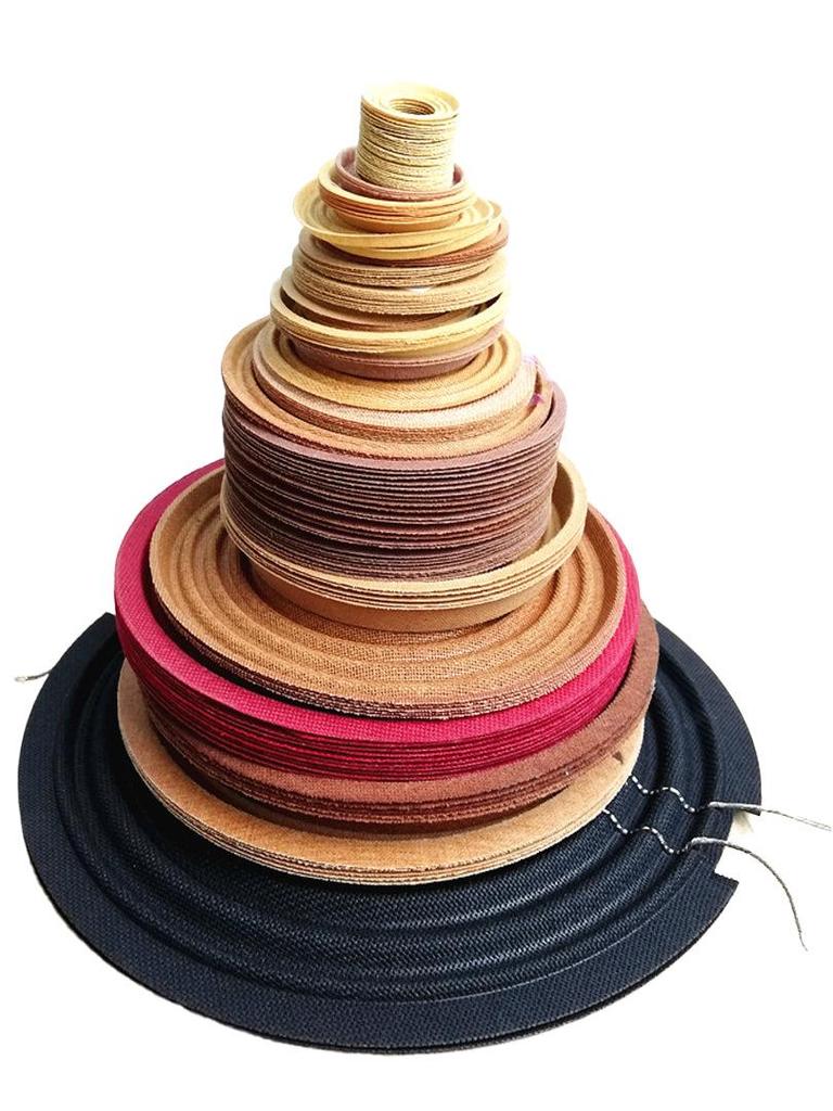 Speaker Parts Kit: Tweeter, Woofer, Spider, Cone, Dust Cap, Diaphragm, Voice Coil, Gauge, Glue (Black/Yellow/White)