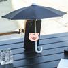 Universal Portable Mini Phone Umbrella Stand Outdoor Riding Waterproof Sunshade Mobile Phones Umbrella Bracket Holder