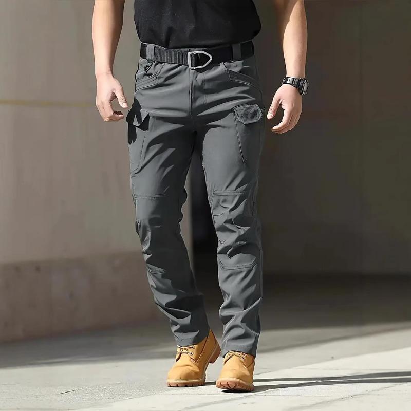 Tactical pants men's spring and summer new tooling pants outdoor function straight casual training pants 8