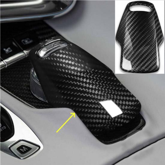 Carbon Fiber Mode Selector Cover Interior Console Cover For Corvette C8 -22
