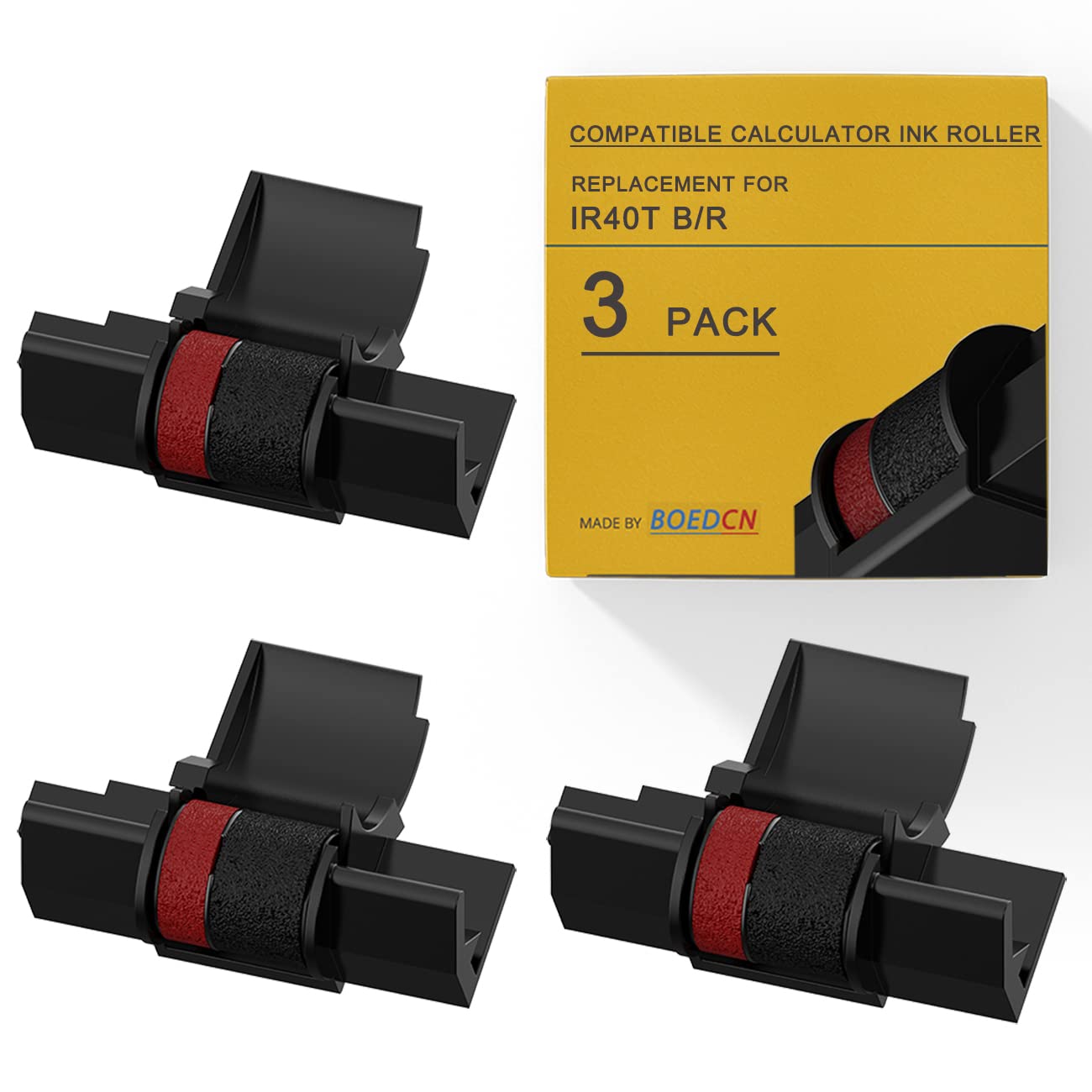 

Casio (Casio) hr-100tm Ink IR-40T Calculator Ink Roller Compatible 3 Pack Compatible Calculator R...
