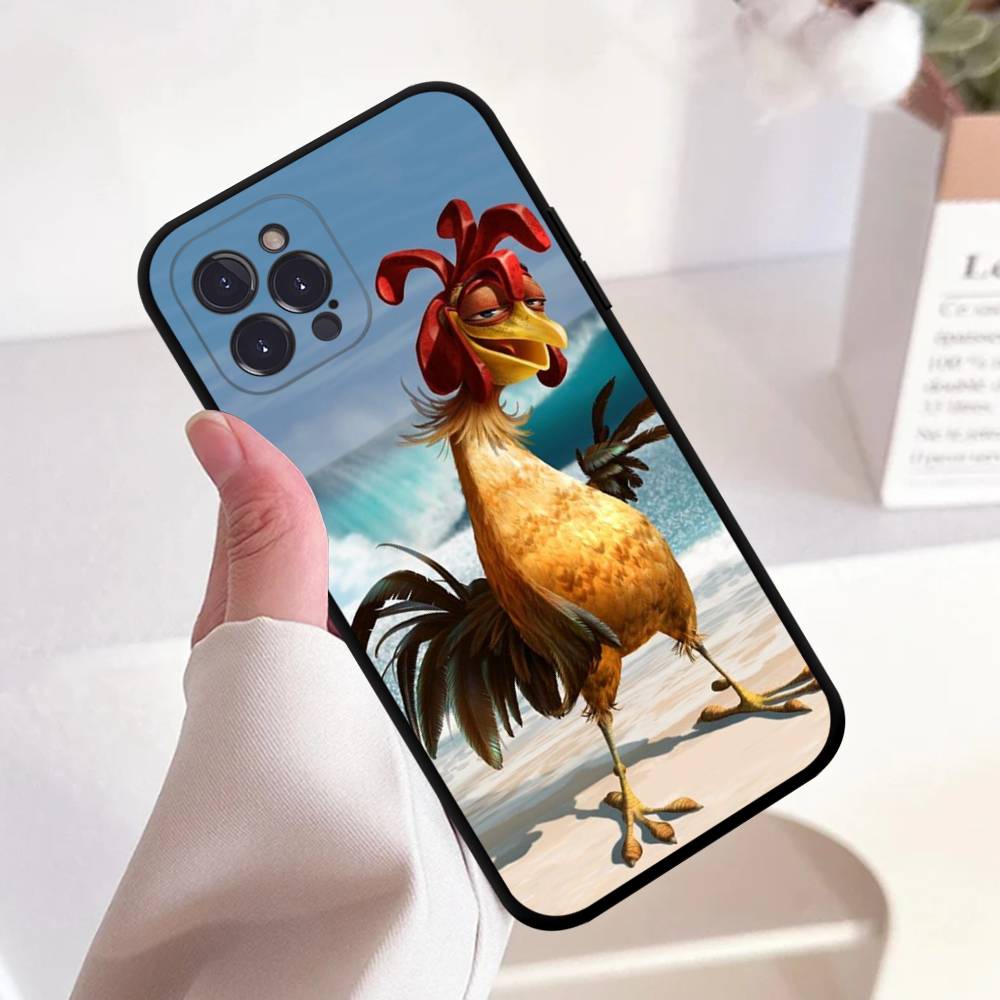 

Chicken J-Joe Surf Phone Case For iPhone 17 16 15 14 13 12 11 Pro Max Plus Mini Soft Silicone Black Shockproof TPU iPhone 13pro max