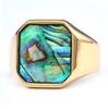 Europe, America, Light Luxury, Simple Fashion and Beautiful Abalone Shell Streamer Ring, Shell Personality