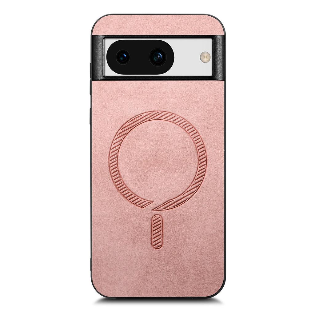 Magnetic Wireless Charging Slim Skin Feeling Leather Case For Google Pixel 9 9Pro 8 8A 7 7Pro 7A  Anti-Scratch Plain Cover Funda