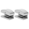 2 Pcs Aluminum Alloy Door Guides Anti Swing Sliding Door Parts Glass Door Accessories Bottom Mount Guide Track Shower Door