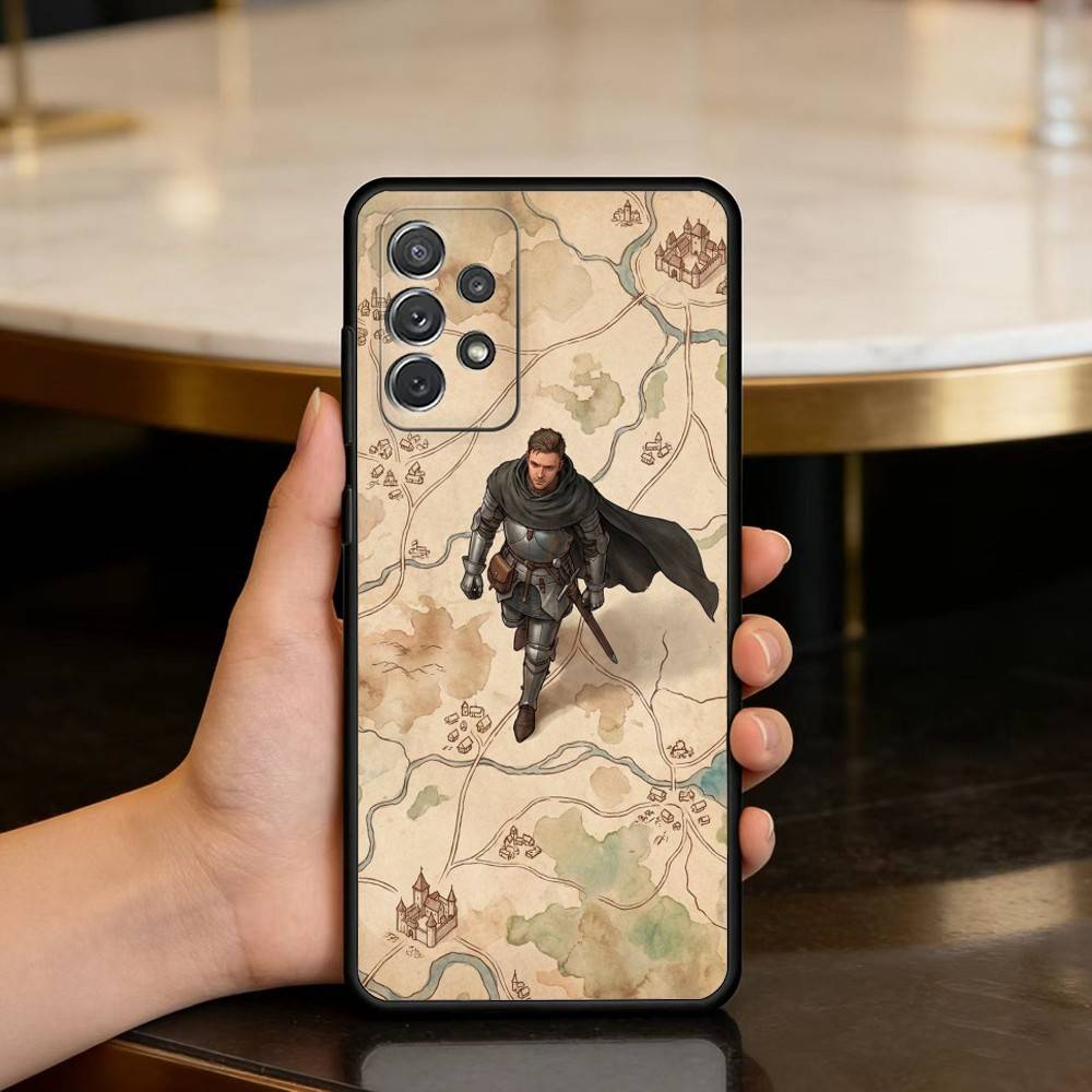 K-Kingdom C-Come D-Deliverance Soft Silicone Black Cover Phone Case For Samsung Galaxy A73,A72,A71,A70,A53,A52,A51