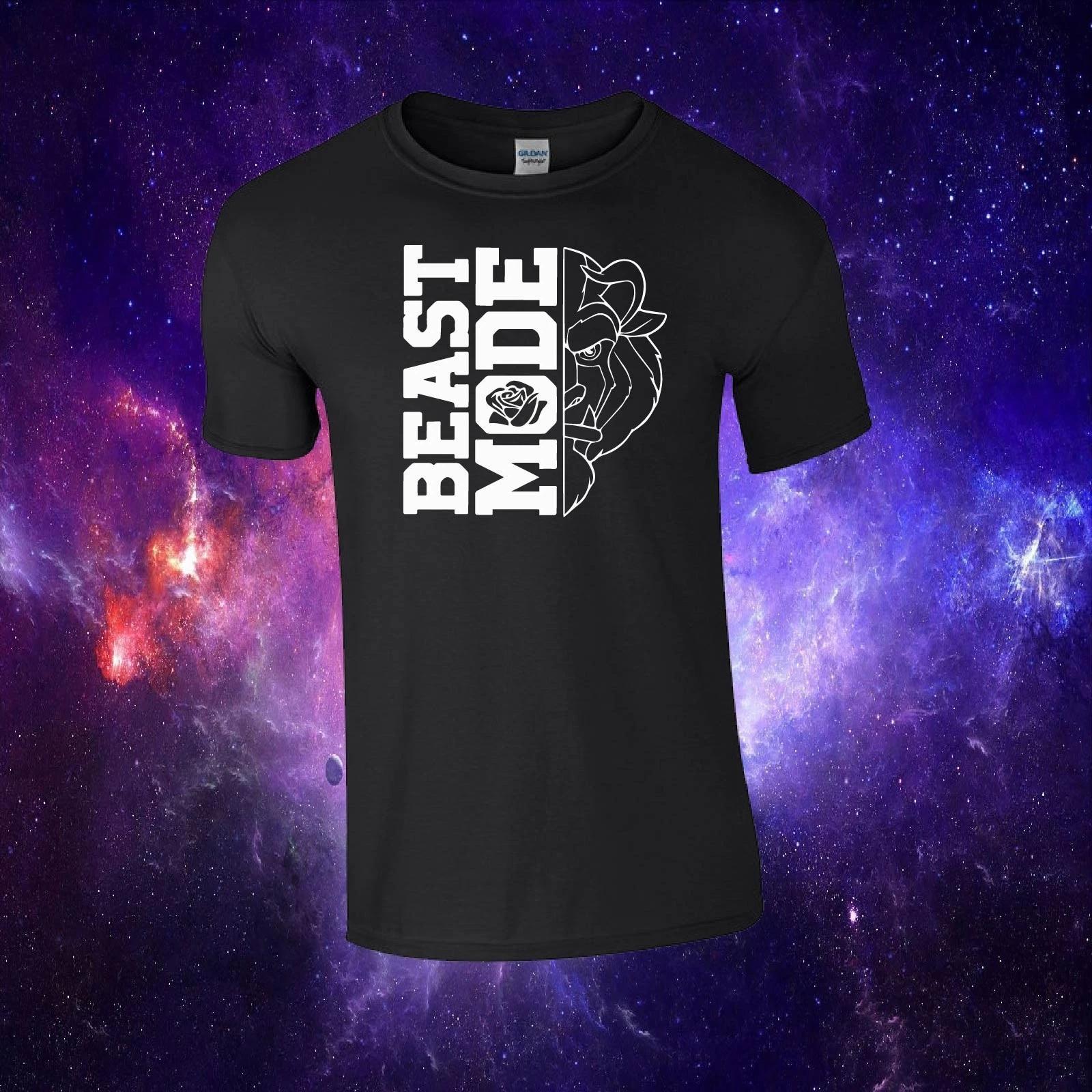 Beast Mode Beauty And The Beast Inspired Kids/Adults Top T-shirt Tee S