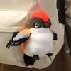 14cm Various Cute Birds Plush Toys Kincai Parrot Circus Robin Turtledove Swallow Red-Headed Long-Tailed Tit Blackeye Animals