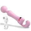 Damen doppelseitiger Vibrator Zauberstab Zauberstab Massagegerät Dildo