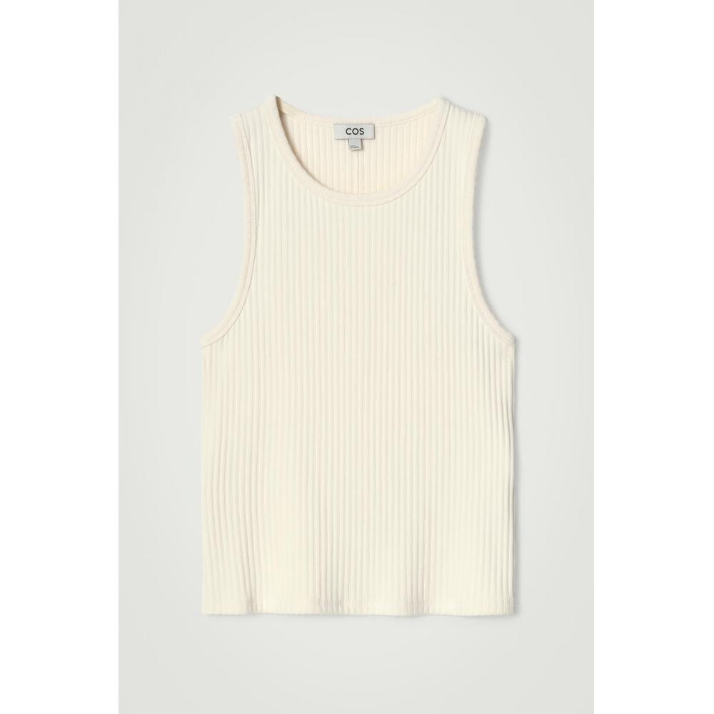 Cos Japan Slim Fit Ribbed Cotton Tank Top