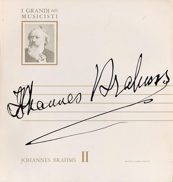 10inch Record BRAHMS  Johannes Brahms II IGM060 FRATELLI FABBRI 1967 Italy Classical Used