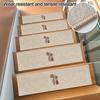 Non-Slip Stair Treads Washable Home Steps Protective Mat Creative Stair Carpet  Pets Safe