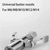 10000PSI NPTI/8 Quick Release Car Grease Gun Coupler Oil Pump Syringe Lubricant Tip Nozzle for Repair Automotive Maintenance Too