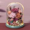 Eternal Flower Carnation Glass Cover Finished Ornament Mother's Day Gift for Mother and Elders